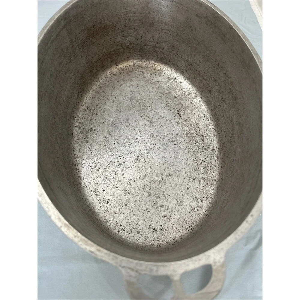 Vintage Master Maid Cast Aluminum Oval Dutch Oven Roaster w/Lid Made In USA